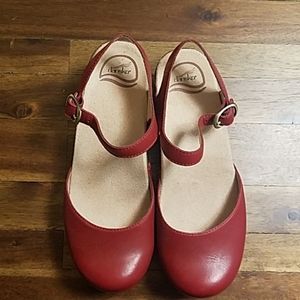 Red Dansko MaryJanes, "Sam"
